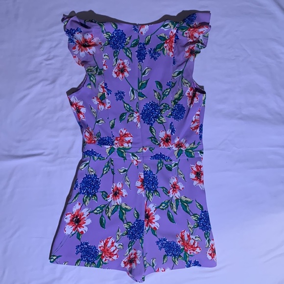 Parker Ana floral romper size 10 - Picture 5 of 13